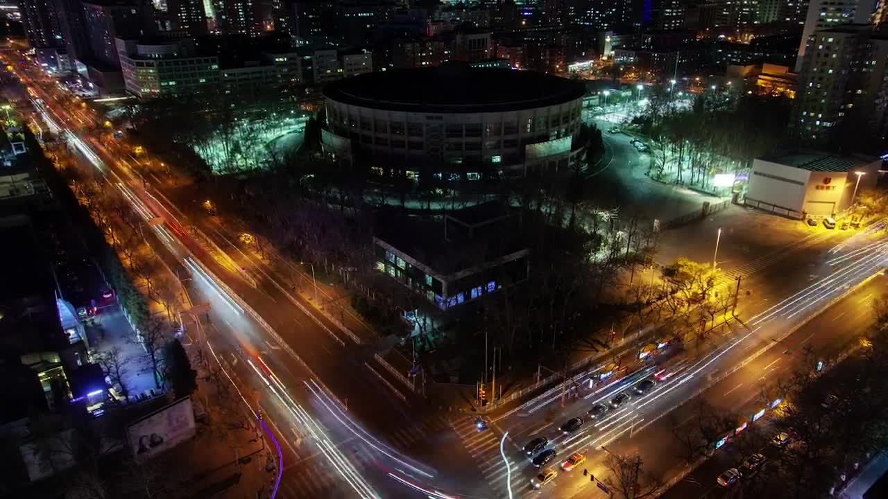 Download Stock Video Fast Traffic In Beijin In At Night Live Wallpaper For PC