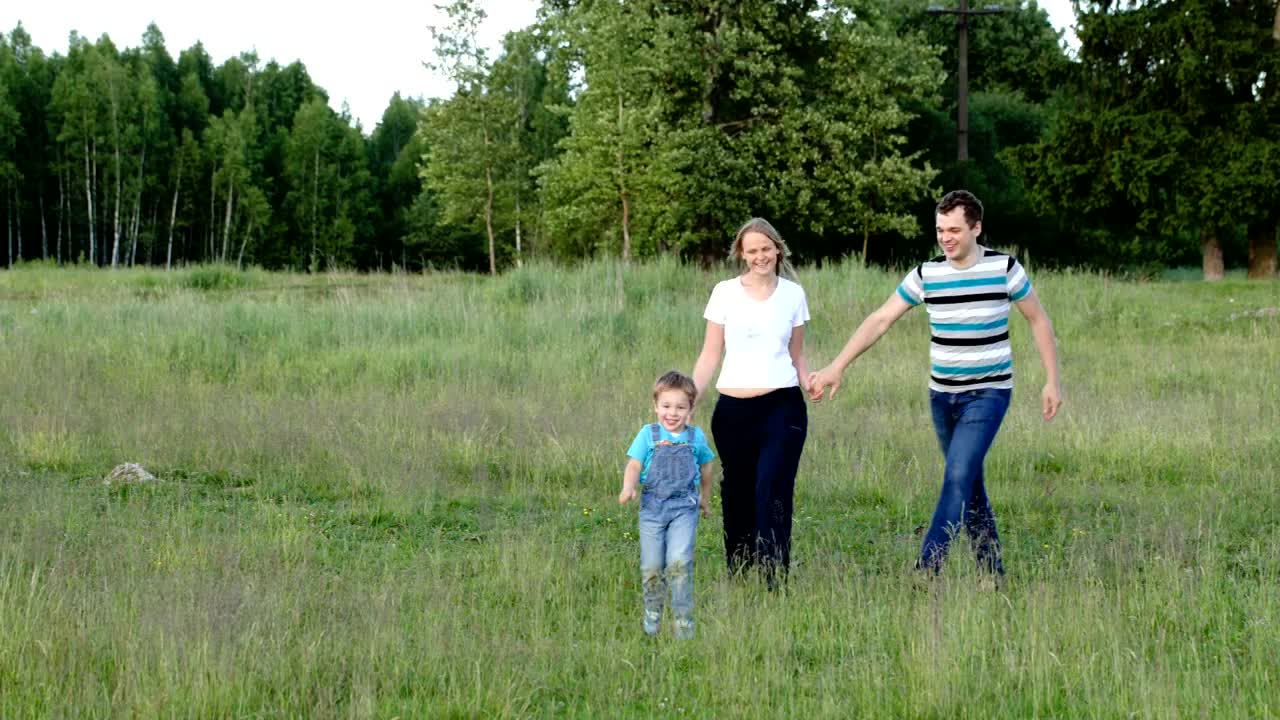 Download Stock Video Family Walking Through Wild Grass Live Wallpaper For PC