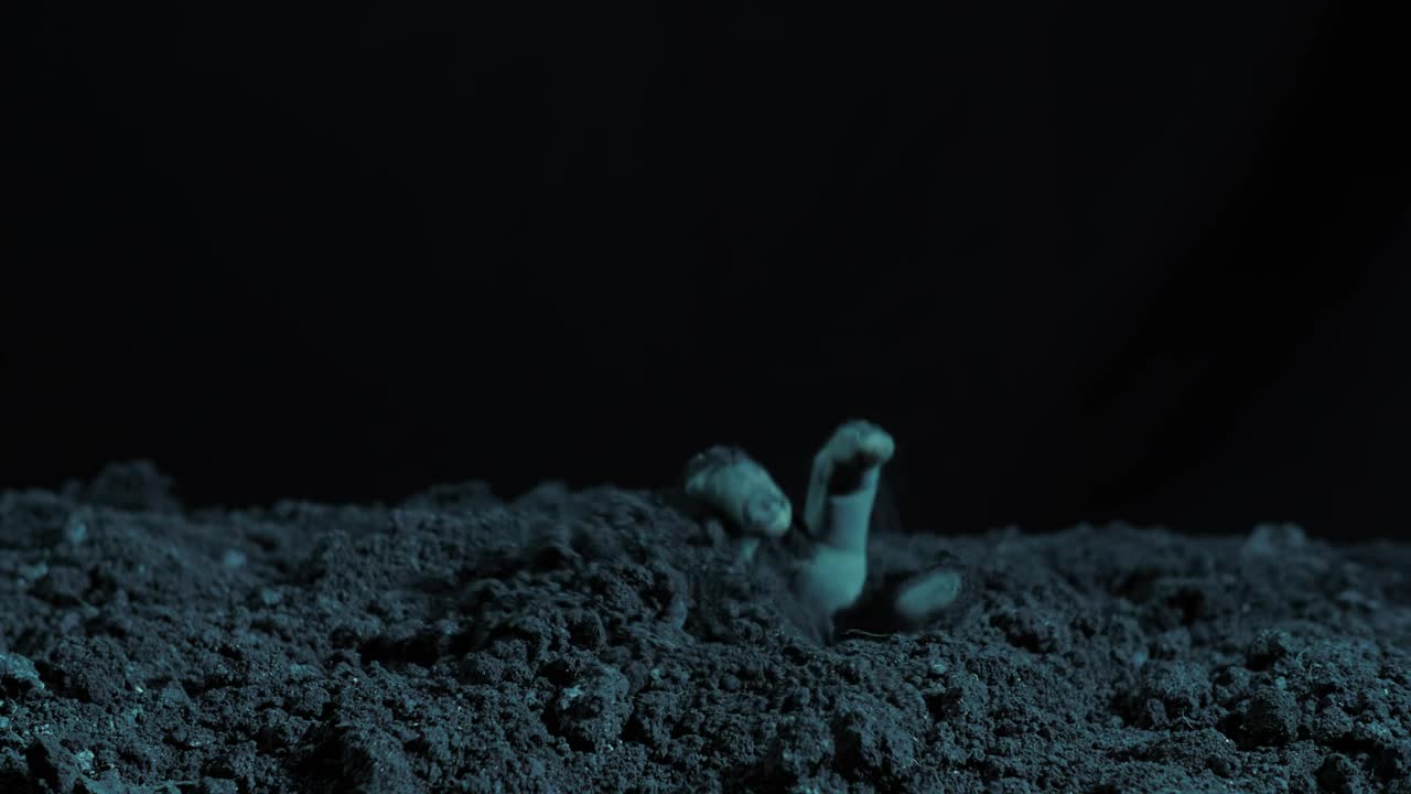 Download Stock Video Hand Of A Zombie Coming Out Of The Ground Live Wallpaper For PC
