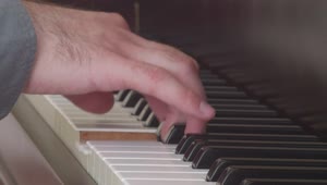 Stock Video Hand Of A Musician Playing The Keys Of A Piano Live Wallpaper For PC