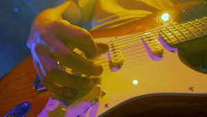 Stock Video Guitarist Plays And Moves His Electric Guitar Live Wallpaper For PC