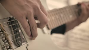 Stock Video Guitar Being Played By Hands With Painted Nails Live Wallpaper For PC