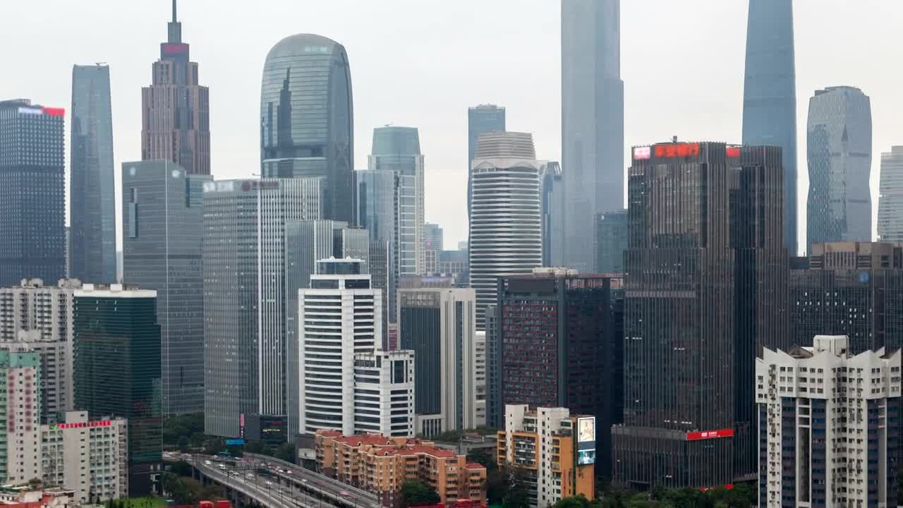 Download Stock Video Guangzhou Cityscape At Daytime Time Lapse Live Wallpaper For PC