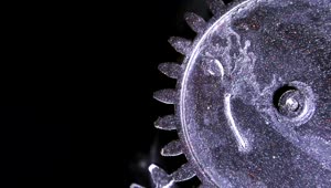 Stock Video Grunge Industrial Gears On Black Background Live Wallpaper For PC