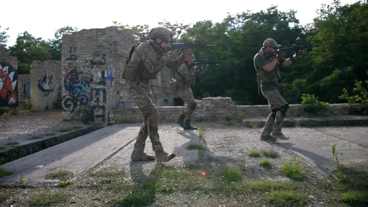 Download Stock Video Group Of Soldiers Laying Down Live Wallpaper For PC