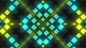 Stock Video Grid Of Blue And Green Lights In A Prism Live Wallpaper For PC