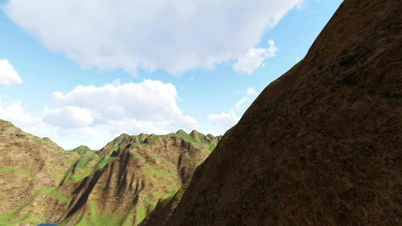 Download Stock Video Green Mountain Range And The Sky Live Wallpaper For PC