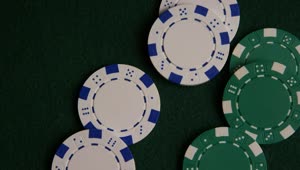 Stock Video Green And White Poker Chips Live Wallpaper For PC