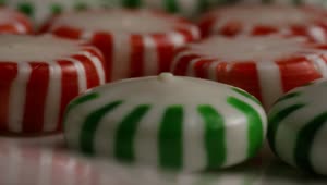 Stock Video Green And Red Candies Slowly Rotating Live Wallpaper For PC