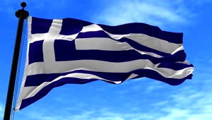 Stock Video Greece Flag Waving In Slow Motion Live Wallpaper For PC