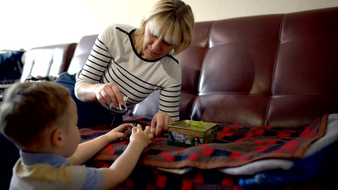 Download Stock Video Grandmother Playing With Her Grandson Live Wallpaper For PC