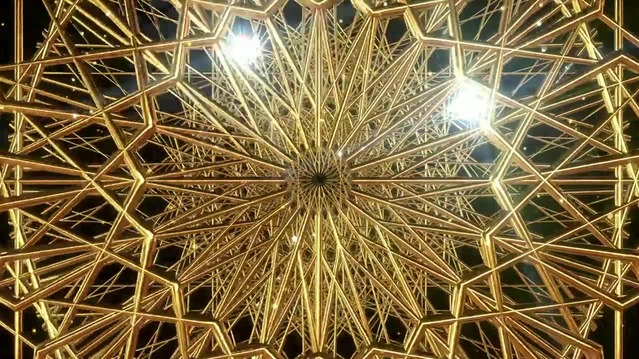 Download Stock Video Golden Islamic Geometric Art Concept Live Wallpaper For PC