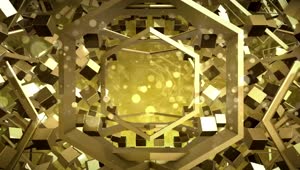 Stock Video Golden Abstract Frames And Shapes Title Video Live Wallpaper For PC