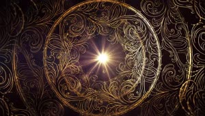 Stock Video Gold Hoops With Floral Style And A Star At The Live Wallpaper For PC
