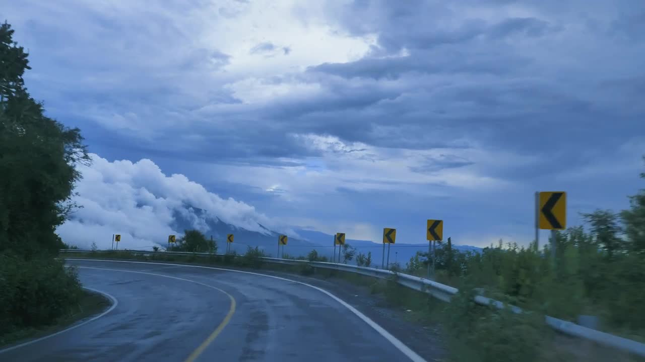 Download Stock Video Going Down A Curved Highway Down A Mountain Live Wallpaper For PC