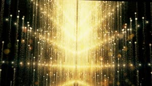Stock Video Glitter Gold Lights Rising D Live Wallpaper For PC