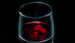 Stock Video Glass With Red Wine On A Black Background Live Wallpaper For PC