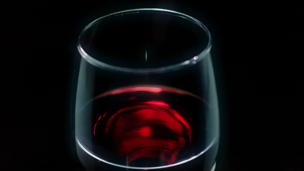 Download Stock Video Glass With Red Wine On A Black Background Live Wallpaper For PC