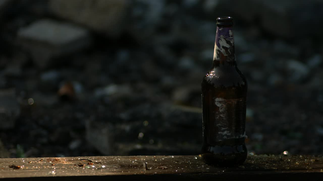 Download Stock Video Glass Bottle Breaking In Slow Motion Live Wallpaper For PC