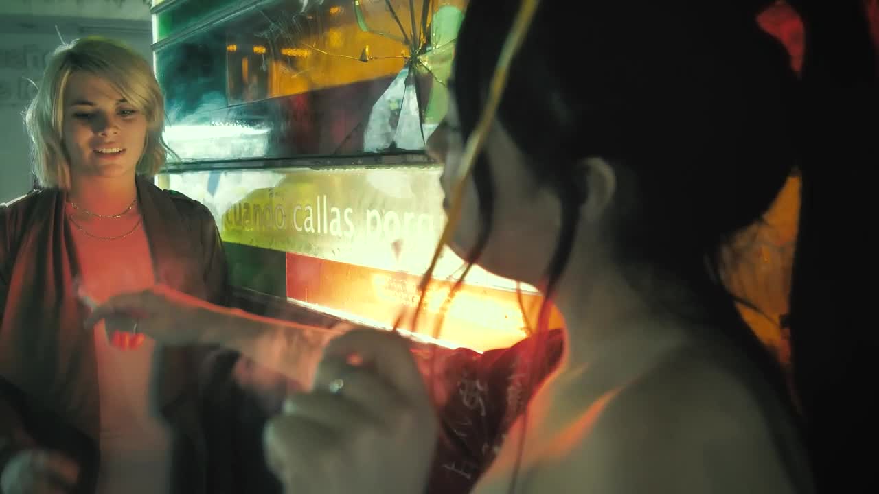 Download Stock Video Girls Share A Cigarette While Chatting Live Wallpaper For PC