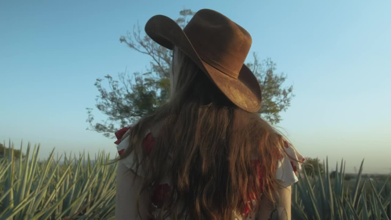 Download Stock Video Girl With Mexican Style Walking Through A Ranch Live Wallpaper For PC