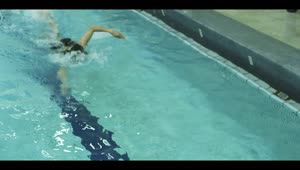 Stock Video Girl Skillfully Swimming In An Olympic Pool Live Wallpaper For PC