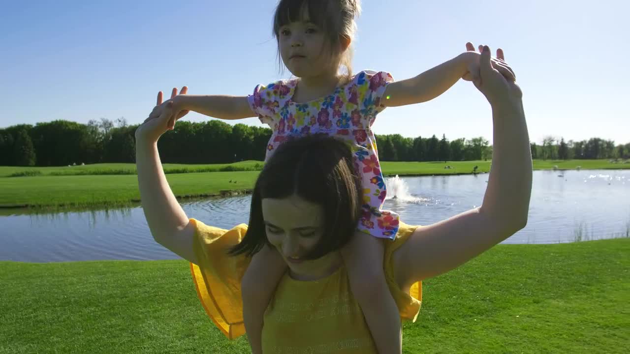 Download Stock Video Girl Laughing While Playing Outside Live Wallpaper For PC