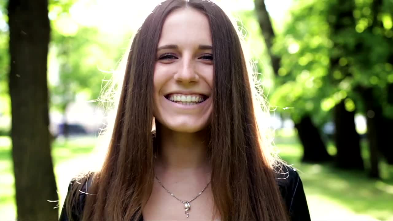 Download Stock Video Girl Laughing In The Park Live Wallpaper For PC