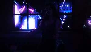 Stock Video Girl Dancing In Nightclub Live Wallpaper For PC