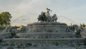 Stock Video Gefion Fountain And Statues Live Wallpaper For PC
