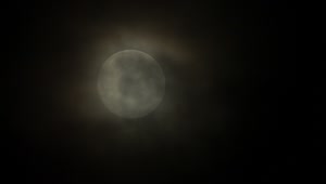 Stock Video Full Moon With A Soft Haze Live Wallpaper For PC