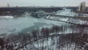 Stock Video Frozen River In Moscow Live Wallpaper For PC
