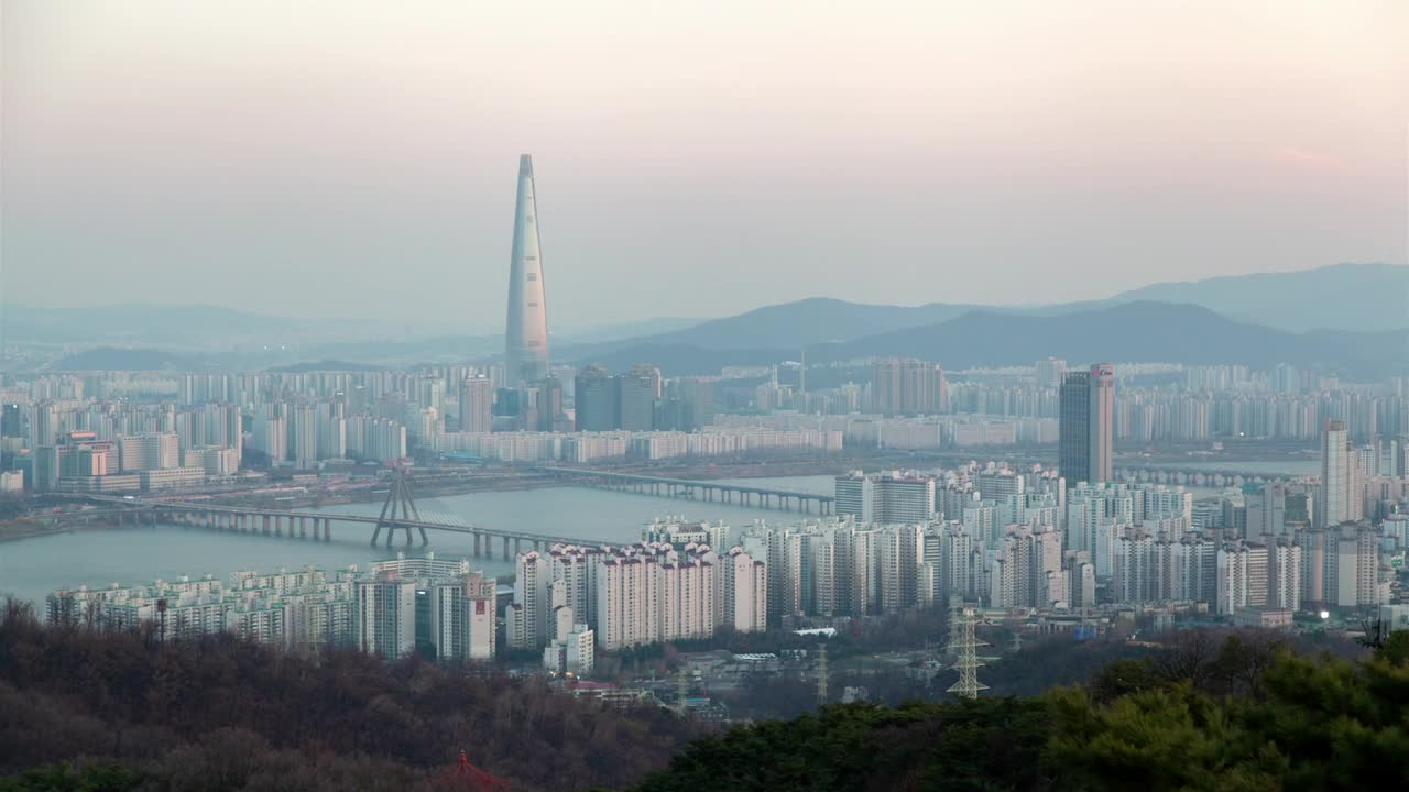 Download Stock Video From Day To Night In Seoul Live Wallpaper For PC