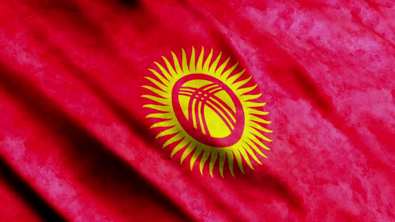 Download Stock Video Kyrgyzstan Flag In A D Animation Animated Wallpaper