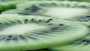 Stock Video Kiwi Slices Viewed In Detail Animated Wallpaper