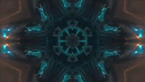 Stock Video Kaleidoscope Shot Of Night City Lights Animated Wallpaper