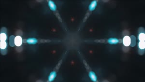 Stock Video Kaleidoscope Shot Of Blue Lights In Motion Animated Wallpaper
