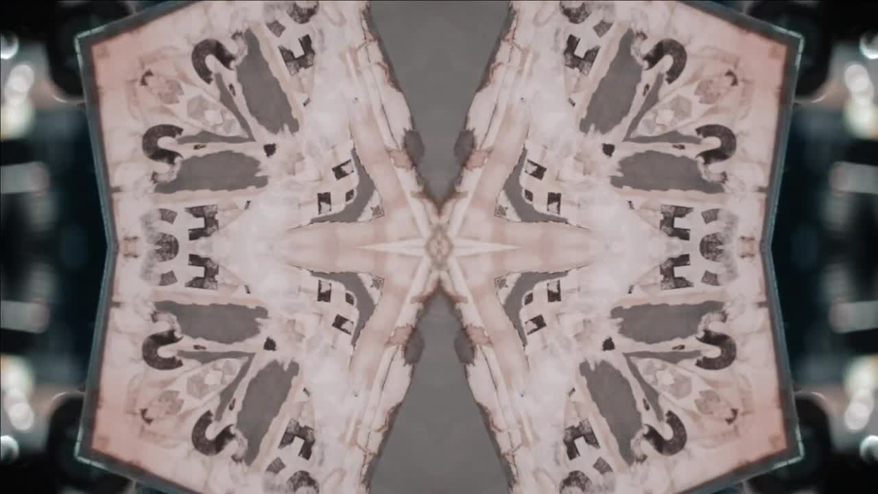 Download Stock Video Kaleidoscope Shot Of A Building At Night Animated Wallpaper