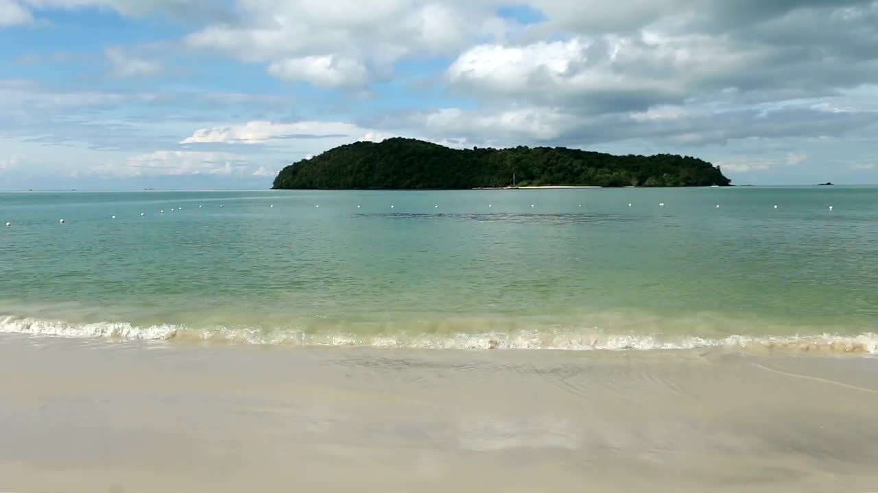 Download Stock Video Jet Ski In Calm Tropical Waters Animated Wallpaper