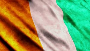 Stock Video Ivory Coast Waving D Flag Animated Wallpaper