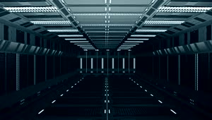 Stock Video Infinity Corridor With Futuristic Style Animated Wallpaper