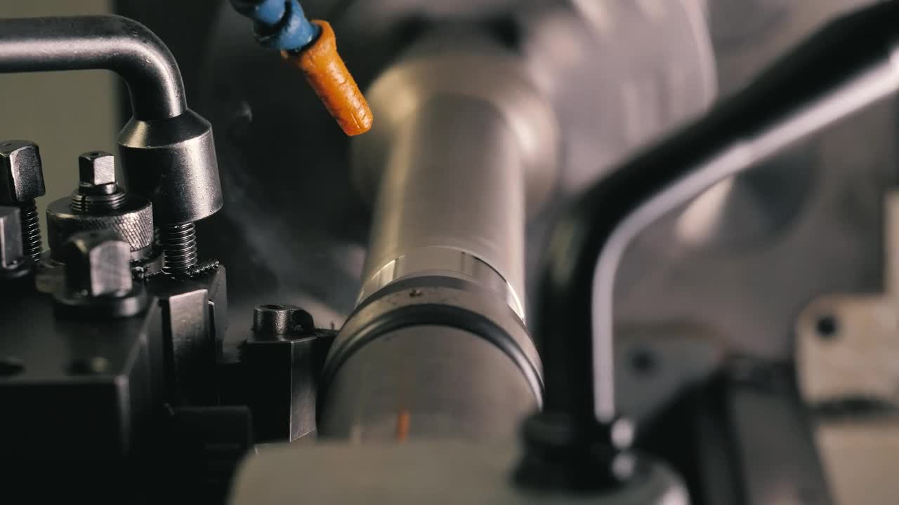 Download Stock Video Industrial Machine Cutting Animated Wallpaper