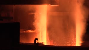 Stock Video Industrial Furnace And Steam Animated Wallpaper