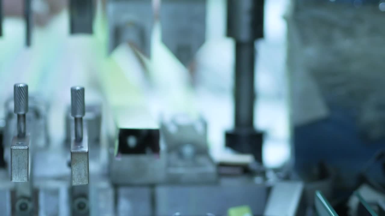 Download Stock Video Industrial Cutting Machine Animated Wallpaper