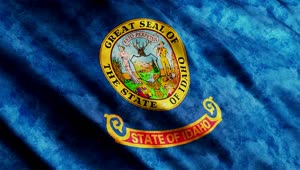 Stock Video Idaho State Flag From Usa Animated Wallpaper