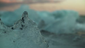 Stock Video Icebergs Breaking On The Shore Animated Wallpaper