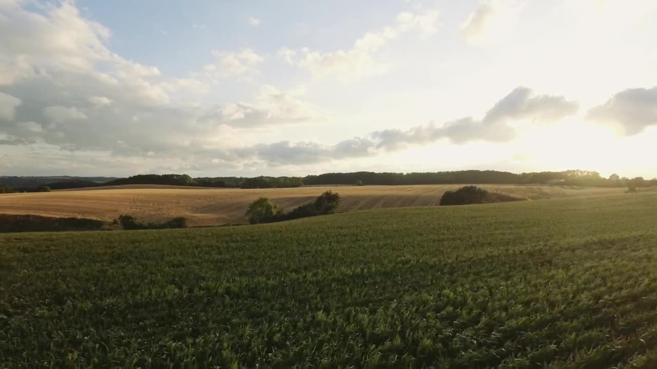 Download Stock Video Hovering Low Over Fields Animated Wallpaper