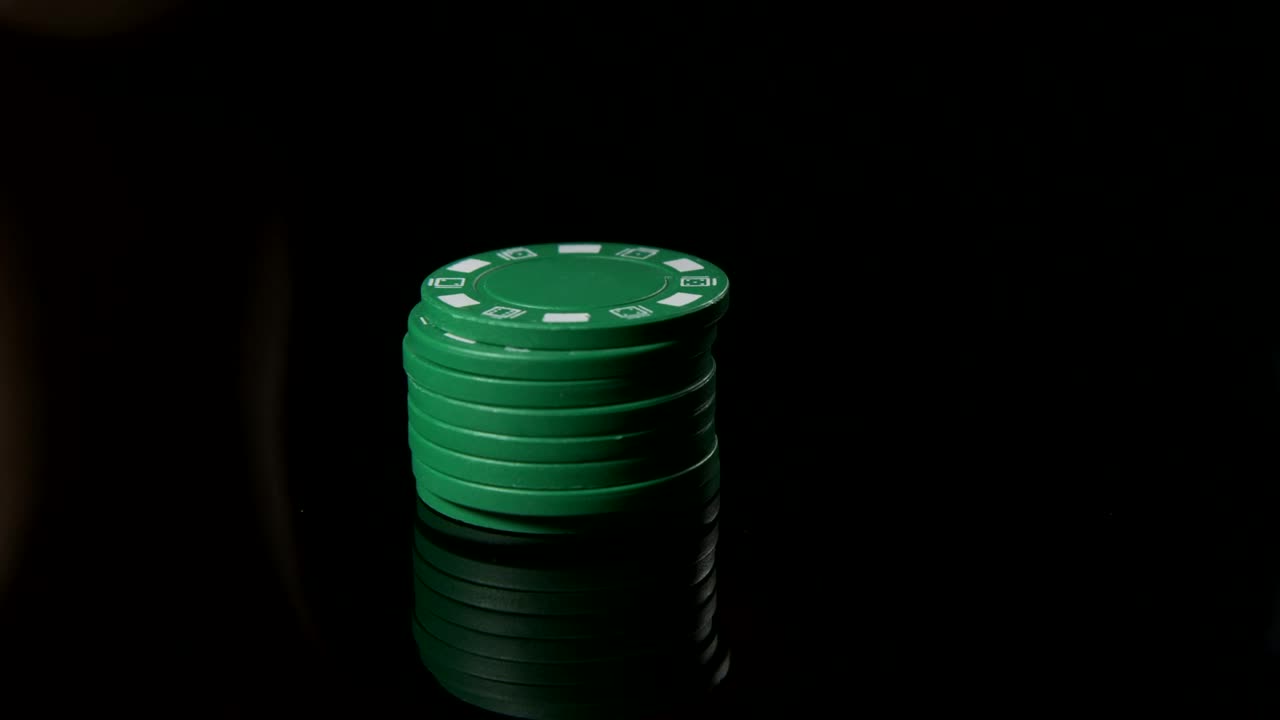 Download Stock Video Holding Green Chips Animated Wallpaper