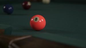 Stock Video Hitting Ball Into A Hole Animated Wallpaper