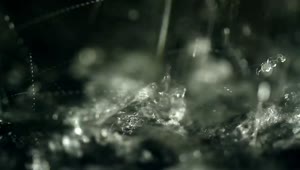 Stock Video Heavy Rain Hitting The Ground Animated Wallpaper